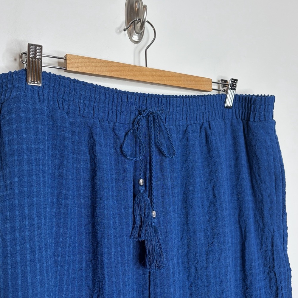 Jane and Delancey Matching Top Crop Pants Set Womens 2X Coastal Lagenlook Resort - Picture 9 of 10